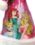 Disney Princess Cinderella, Ariel & Rapunzel Christmas Pink Santa Hat & Stocking Set (Princess Pink Cinderella, Ariel & Rapunzel) - 