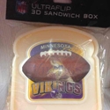 NFL Licensed BPA Free Sandwich Lunch Minnesota Vikings 