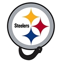 Pittsburgh Steelers Official NFL 8 inch Personal Fan by Evergreen, Football 