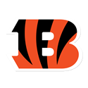 Cincinnati Bengals NFL 3-D Holographic 4 Team Magnet 