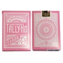 Pink Tally Ho Reverse Circle Back Limited Edition Playing Cards 