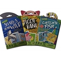 HOYLE KIDS CARD GAMES 3 PACK, SHARKS ARE WILD, CATCHN FISH AND PIGGY BANK 