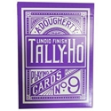 Purple Tally Ho Reverse Circle Back Limited Edition Playing Cards 