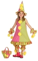 Princess Paradise Carnival Clown Costume Dress -XSmall 
