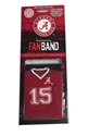 Fan Band Alabama Crimson Tide Wristband FanBand Fan Bands Sweatbands Football 