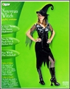 Disguise Nouveau Witch Adult Halloween Costume size 12-14 