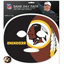 NFL Game Day Face Temporary Tattoo Washington Redskins 