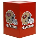 San Francisco 49ers Logo NFL New York Giants Square Flameless Candle, Football 