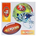 NFL 3-D Holographic 4 Team Magnets Kansas City Chiefs or San Francisco 49ers 