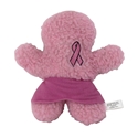 Breast Cancer Awareness Wooly Woman Dog Toy 